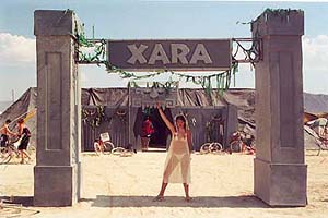 Burning Man at Black Rock City east of Gerlach, Photo by Kueper