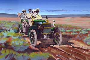 This mural depicting Alice's drive by John Ton is at Sierra and Liberty streets in Reno. Photo courtesy John Ton