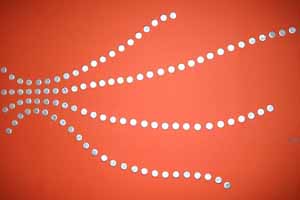 Silver buttons by Vagner at the Dada Motel. Courtesy the Dada Motel