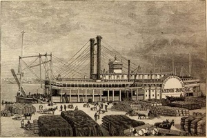 Illustration from the 1883 edition of Life on the Mississippi