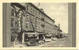 Center Street looking north in the 1930s - Reno History photo courtesy Gold Hill NEWS archive.