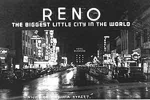 Reno in 1934 photo courtesy Gold Hill NEWS Archive
