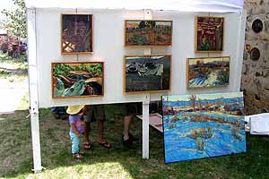 Two comfortable, friendly and beautiful days of Open Studios in Tuscarora. Photo by Max Winthrop