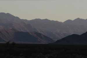 Dusk south of Beatty