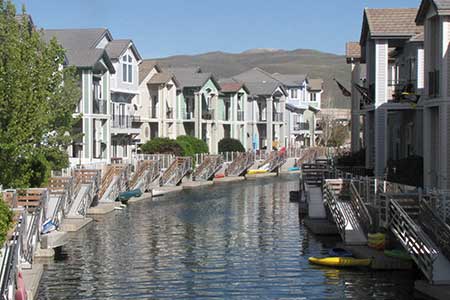 Residential Canal, Sparks Marina
