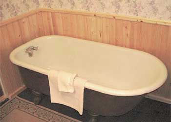 Bathtub in the Radkie House, Gold Point Nevada