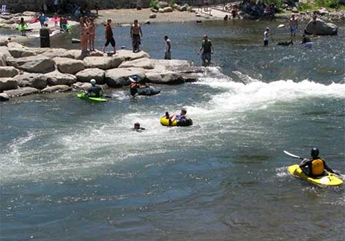 Truckee River Walk, downtown Reno Nevada