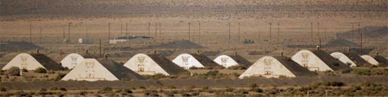 Ammunition Bunkers, Hawthorne Nevada