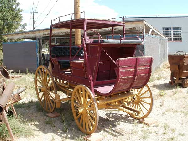 Stagecoach at White Pine Public Museum, Ely Nevada